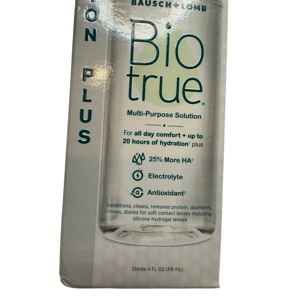 Bausch + Lomb Biotrue Hydration Plus Multi-Purpose Solution 4 FL. OZ / 118mL NWB
